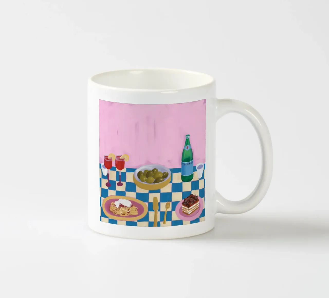 Momento del vino d'oliva tazza in ceramica da Aurora Muse