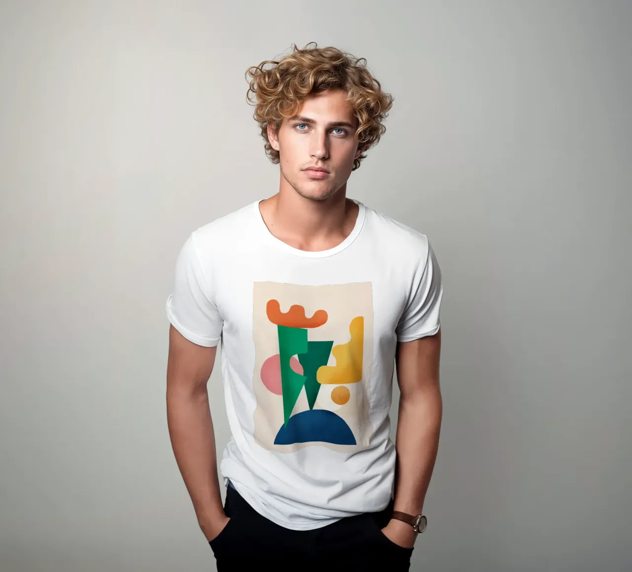 Abstract Geometry 34 t-shirt da Flow Line
