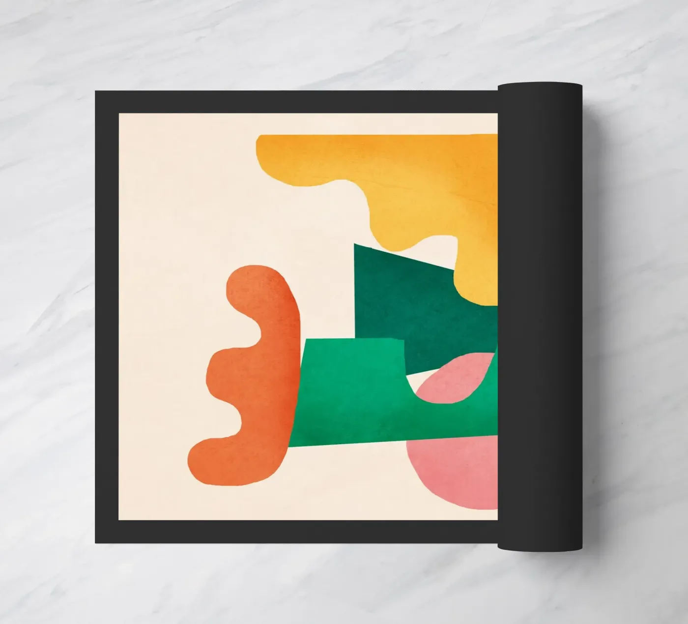Abstract Geometry 34 doormat by Flow Line