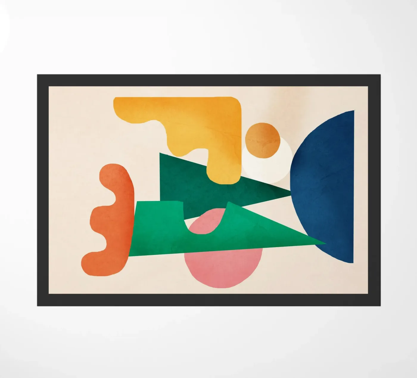 Abstract Geometry 34 doormat by Flow Line