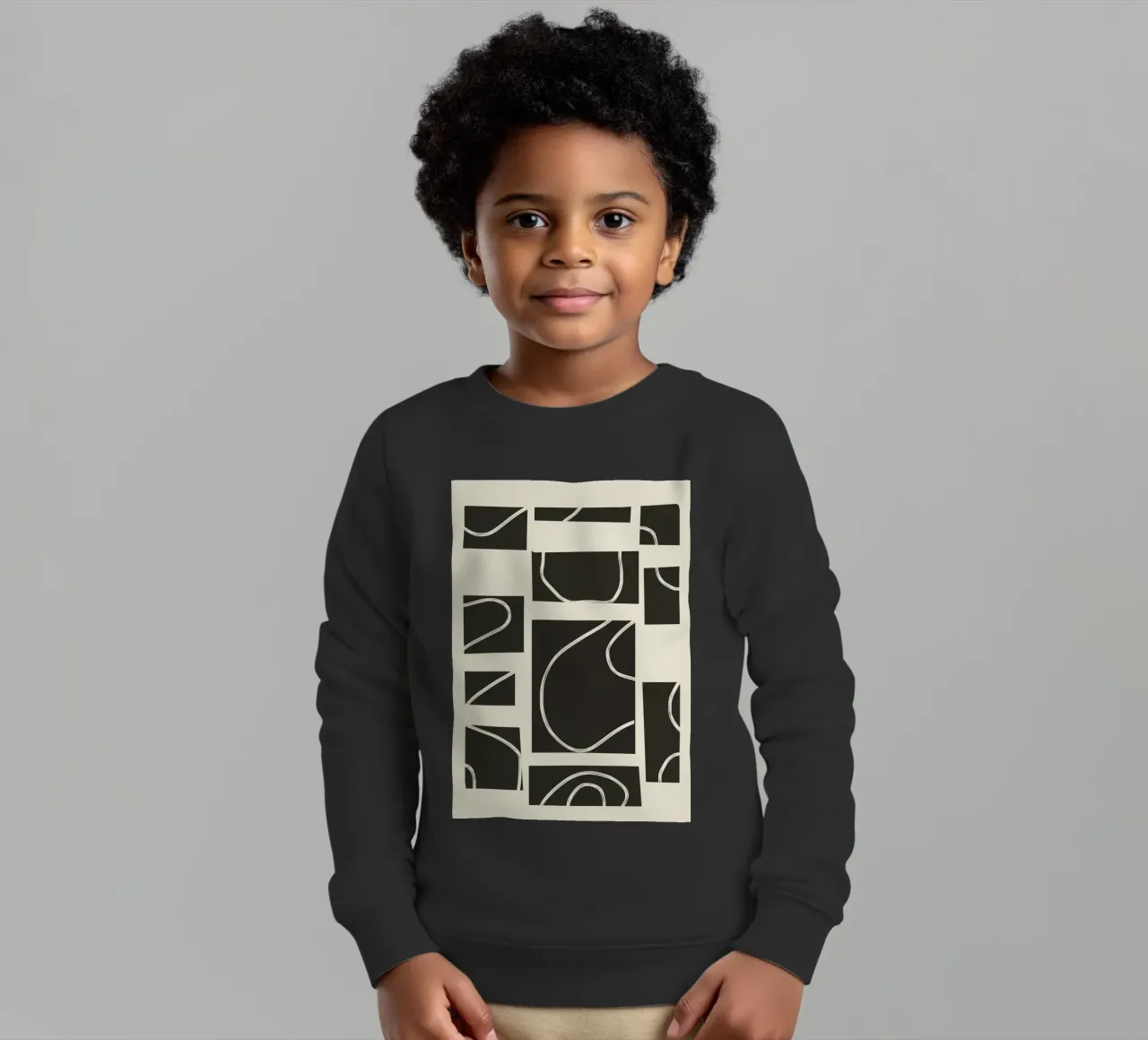 Abstract Pathways 2 felpa bambino da Flow Line