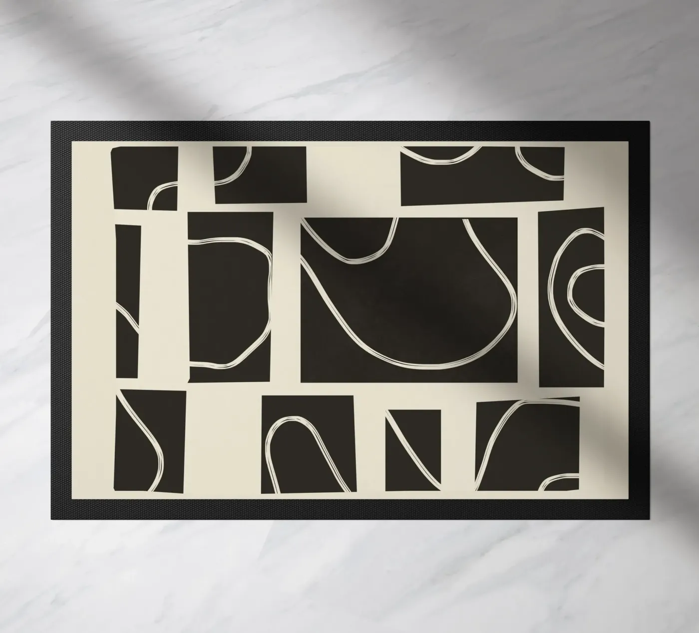 Abstract Pathways 2 Fußmatte von Flow Line