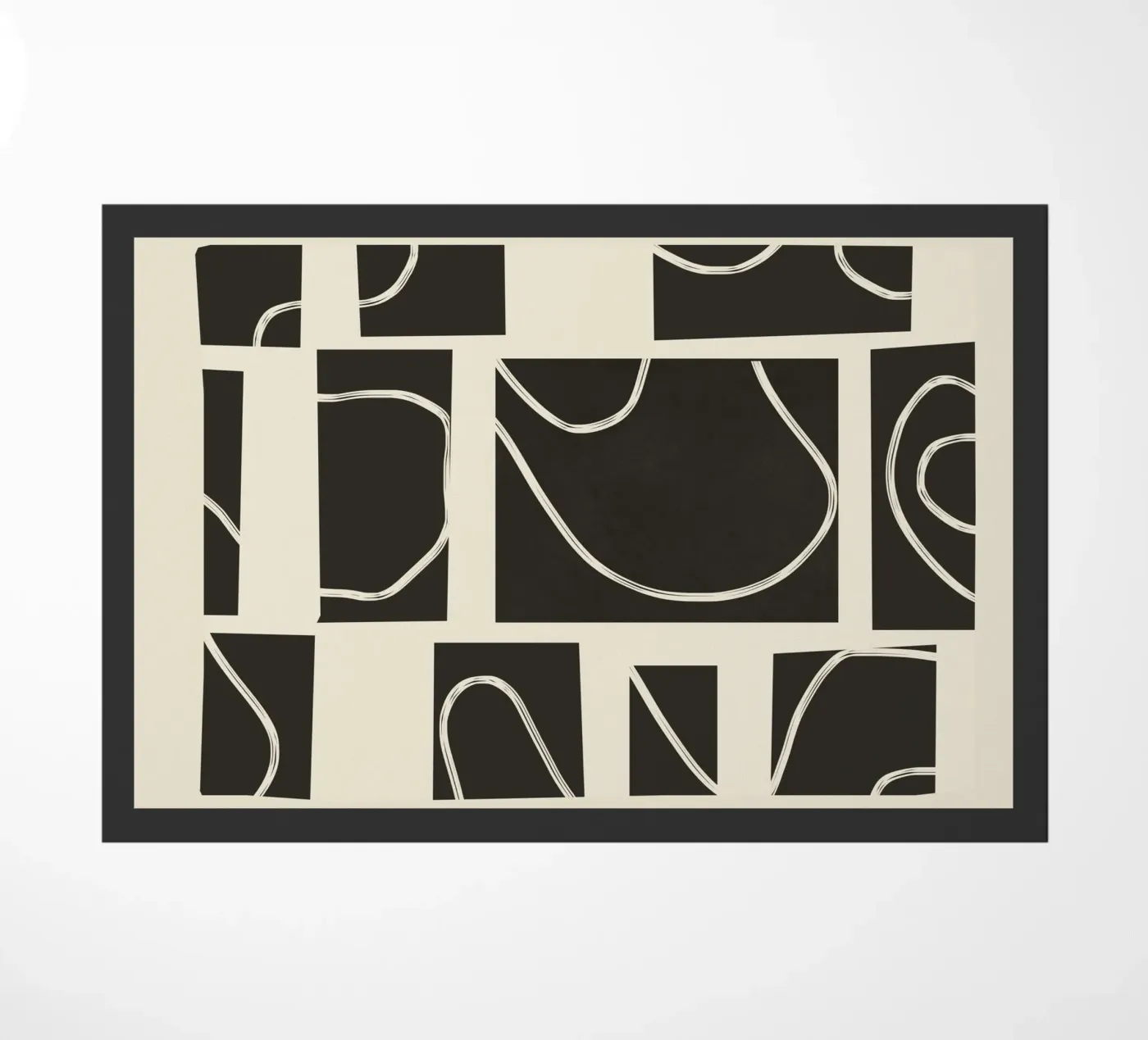 Abstract Pathways 2 Fußmatte von Flow Line