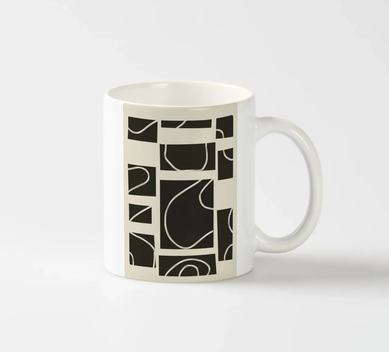 Abstract Pathways 2 mug en céramique de Flow Line