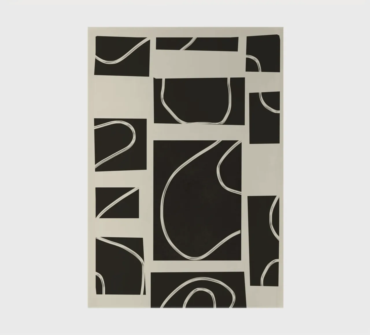 Abstract Pathways 2 Notizbuch von Flow Line