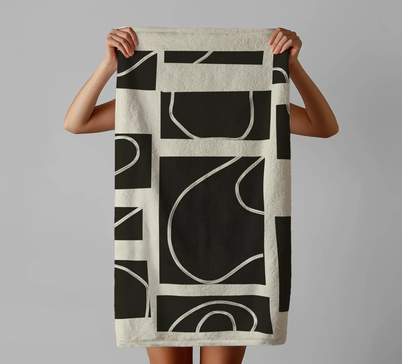 Abstract Pathways 2 asciugamano da bagno da Flow Line