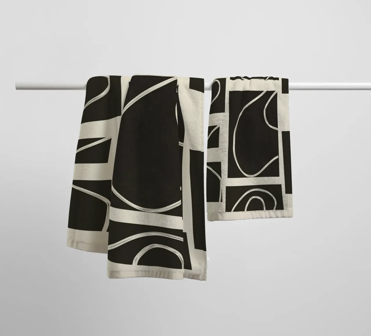 Abstract Pathways 2 asciugamano da bagno da Flow Line