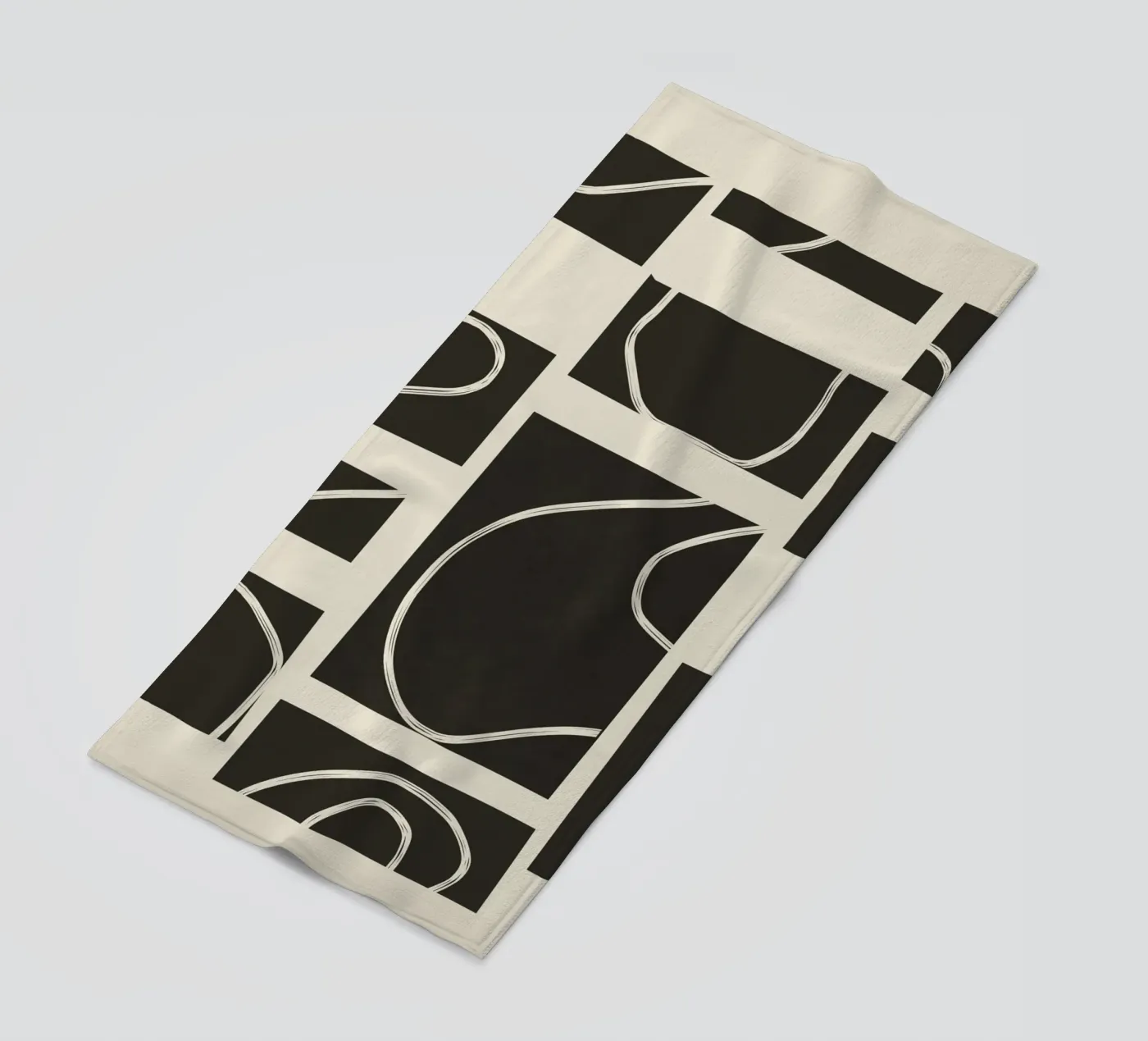 Abstract Pathways 2 strandhanddoek van Flow Line