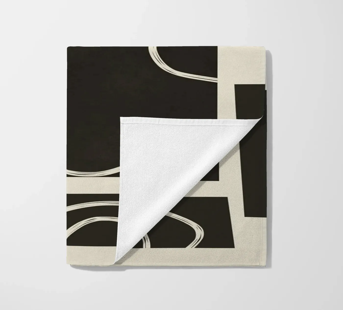 Abstract Pathways 2 strandhanddoek van Flow Line