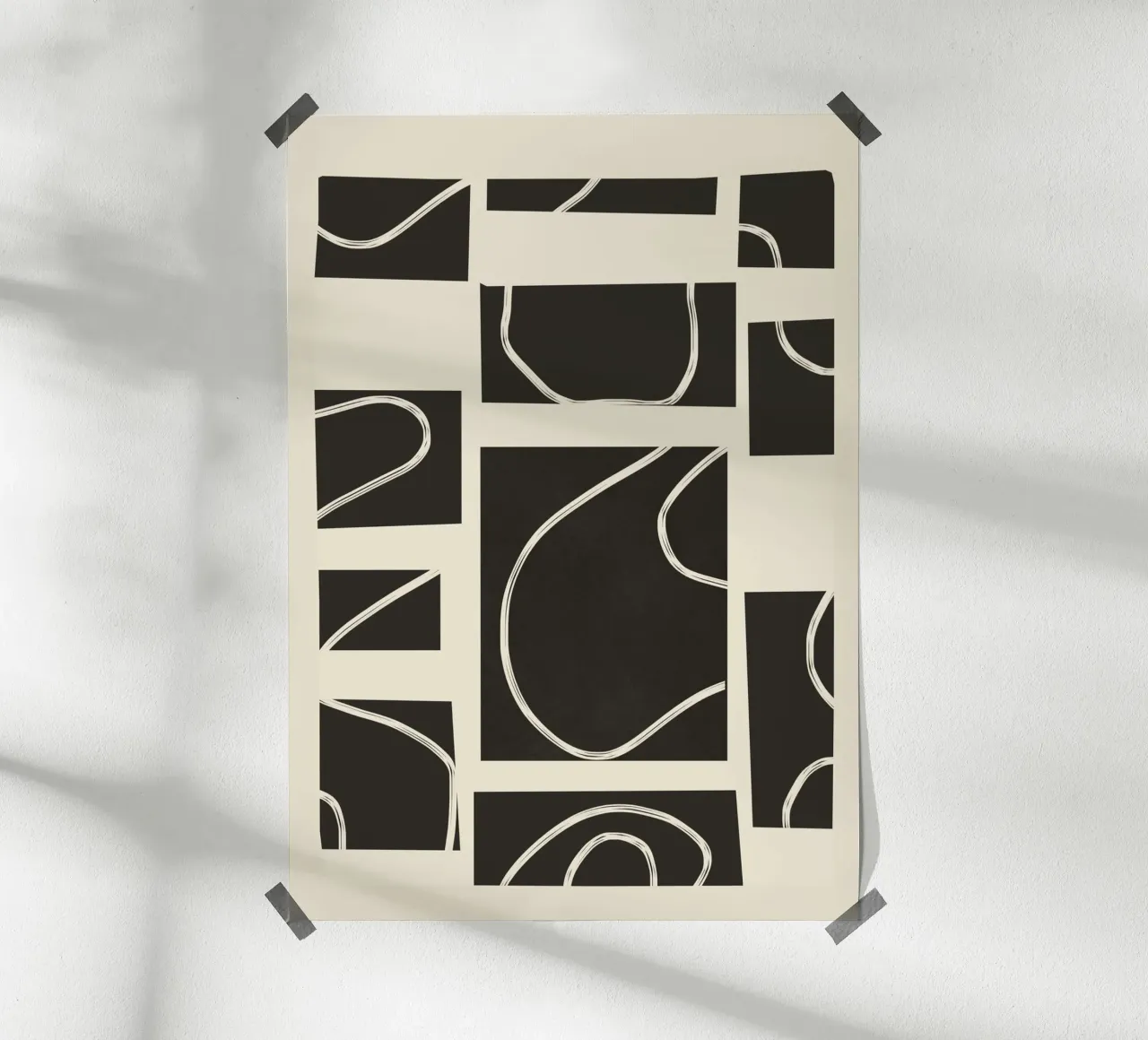 Abstract Pathways 2 carta hahnemühle da Flow Line