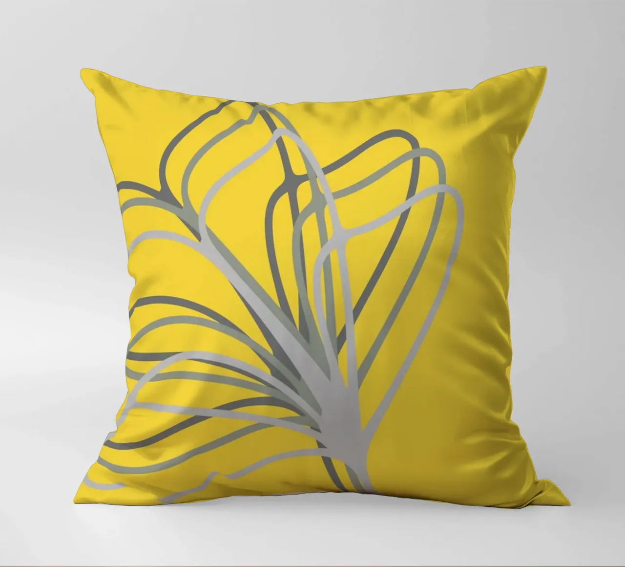 Yello in Flowers cuscino da AESTHETIC VIBES by Isabel