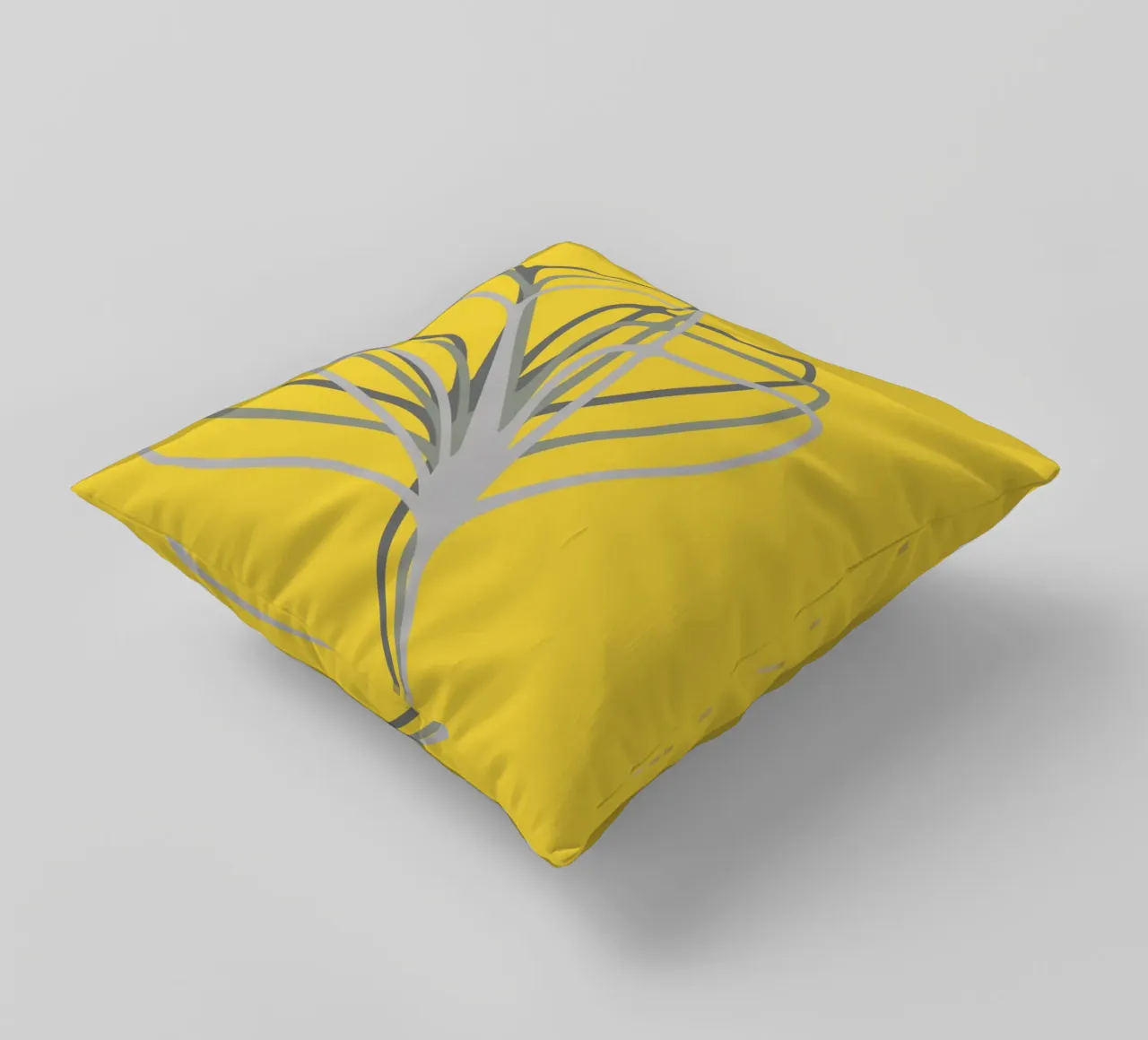 Yello in Flowers cuscino da AESTHETIC VIBES by Isabel