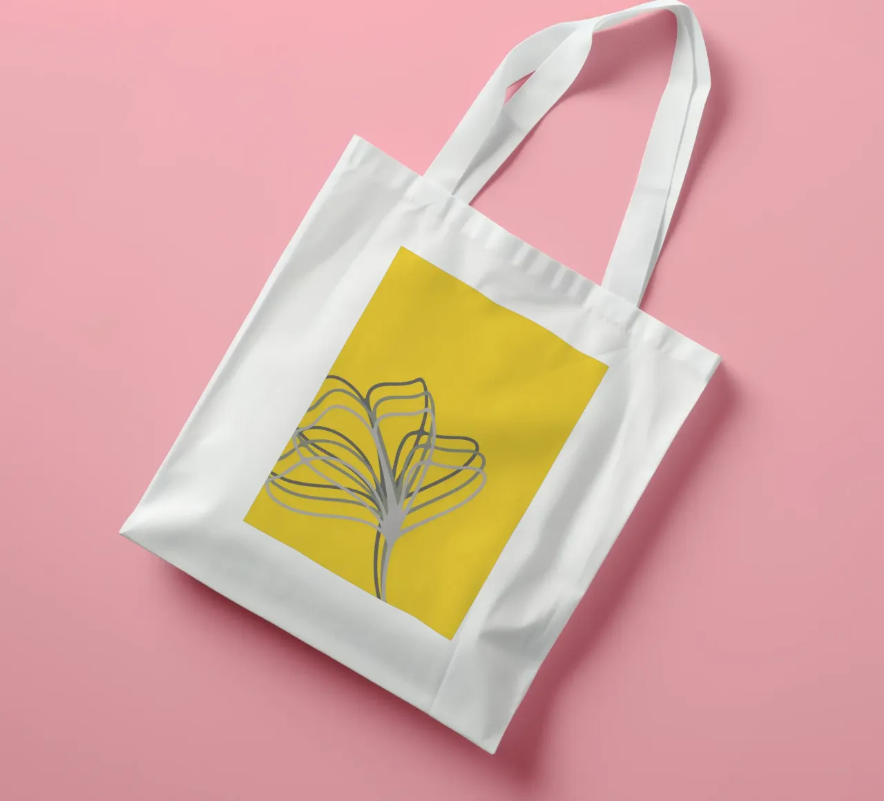 Yello in Flowers borsa in juta da AESTHETIC VIBES by Isabel