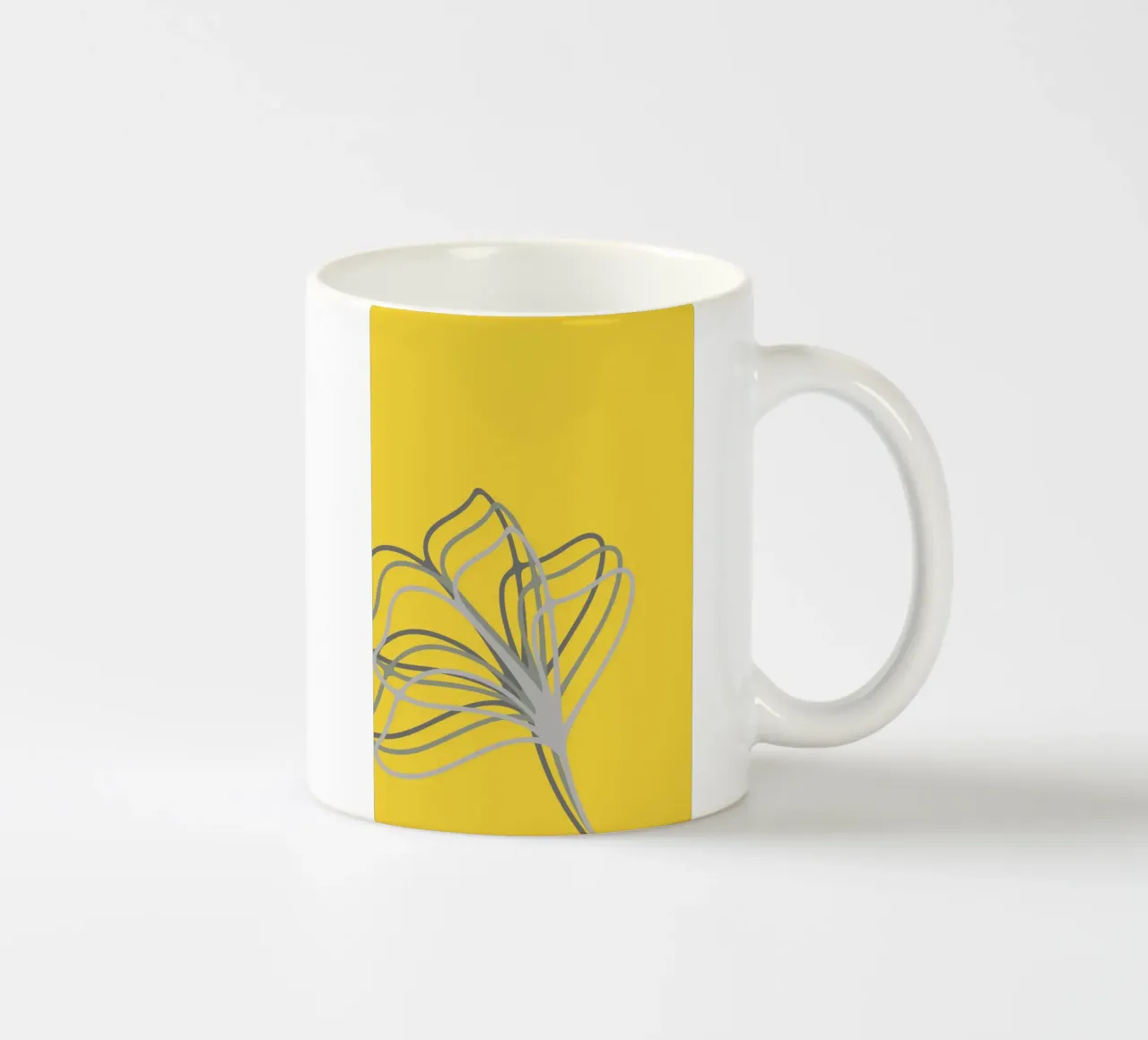 Yello in Flowers tazza in ceramica da AESTHETIC VIBES by Isabel