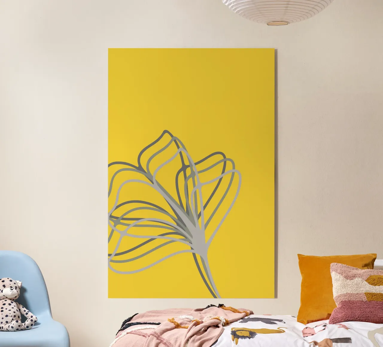 Yello in Flowers plexiglass da AESTHETIC VIBES by Isabel