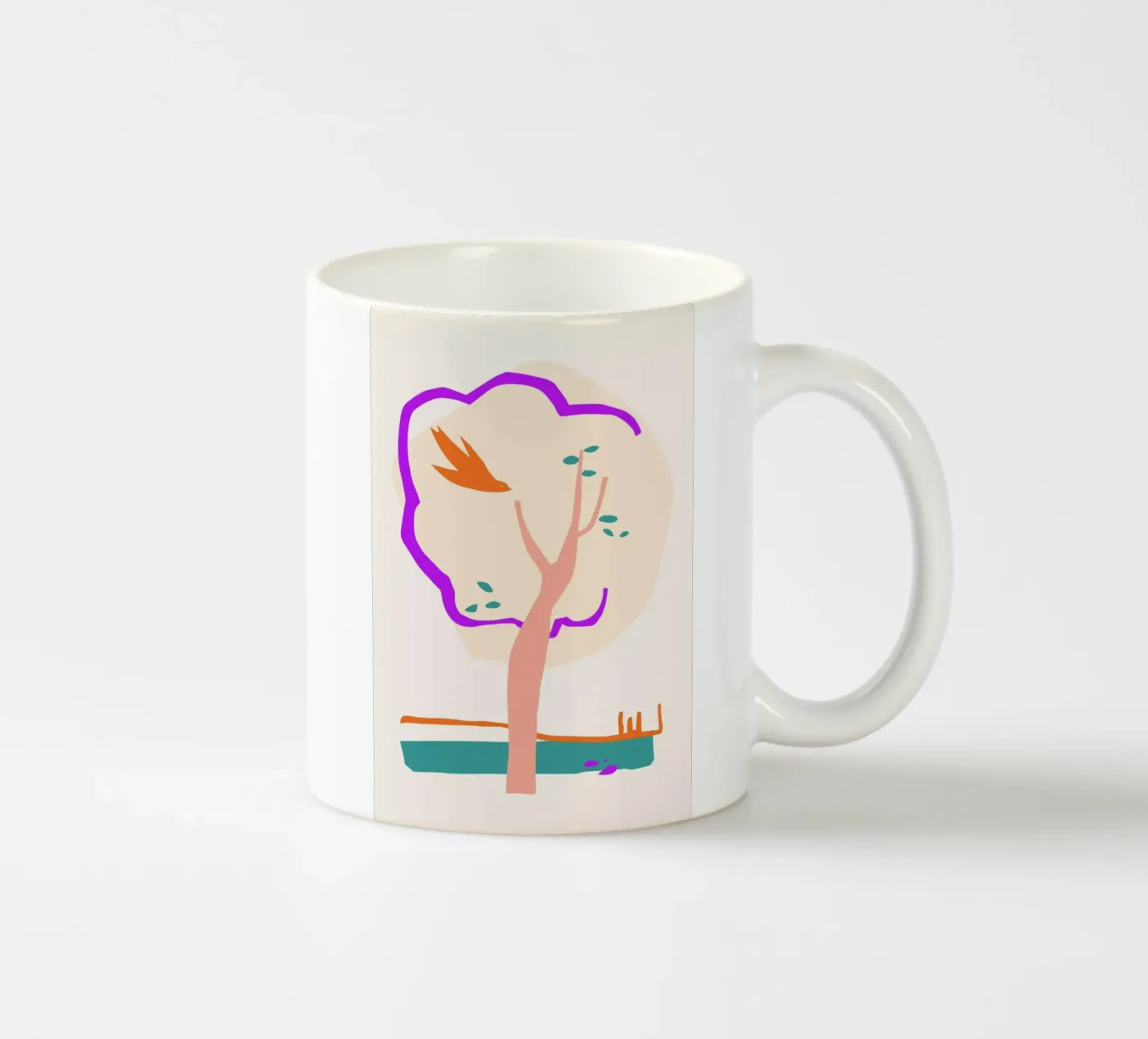 Roost ceramic mug by Pure