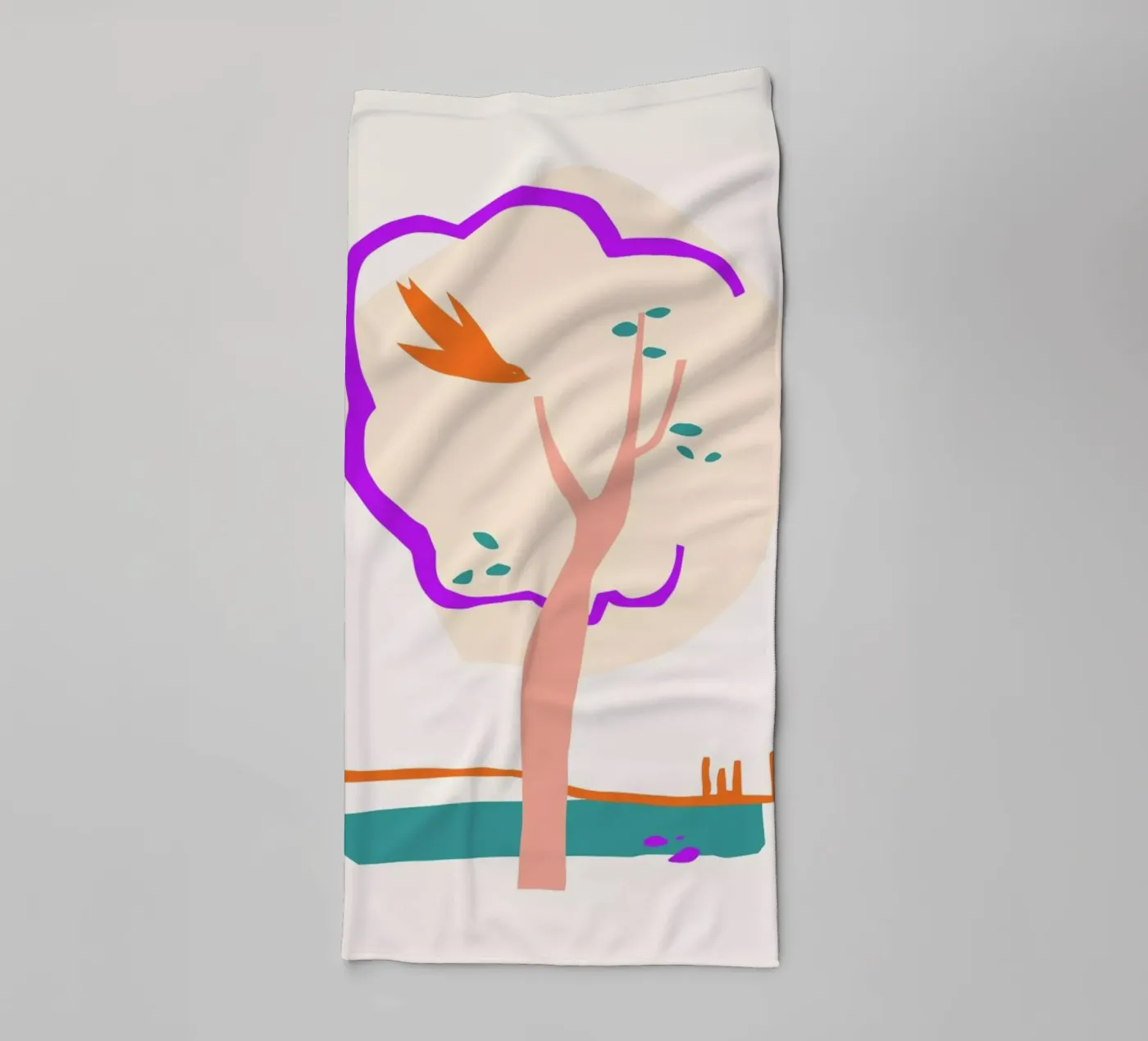 Roost badhanddoek van Pure