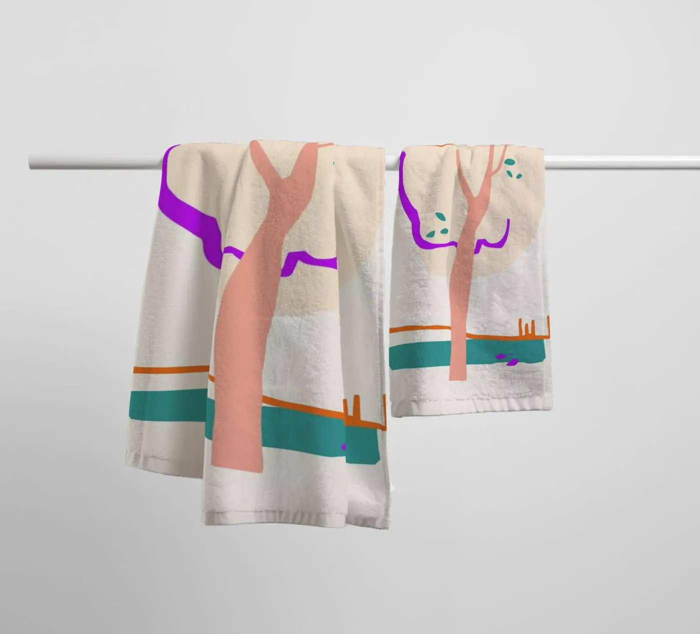 Roost badhanddoek van Pure