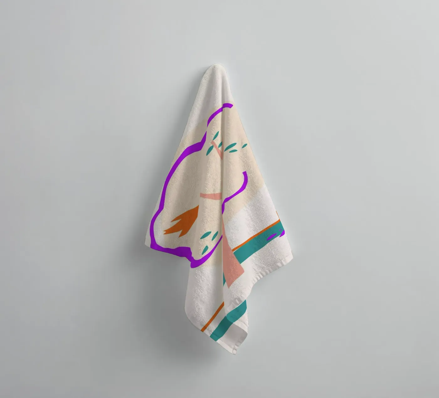 Roost badhanddoek van Pure