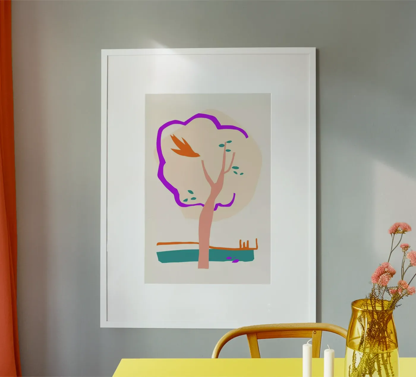 Roost poster van Pure