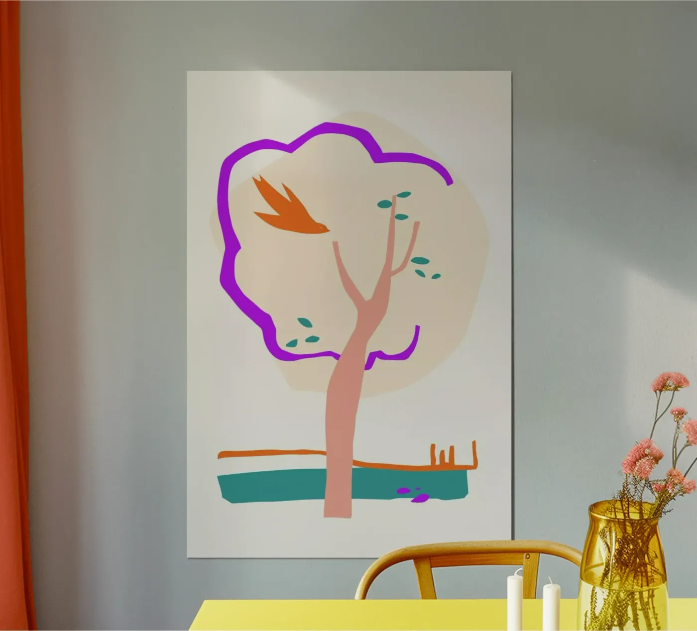 Roost poster van Pure