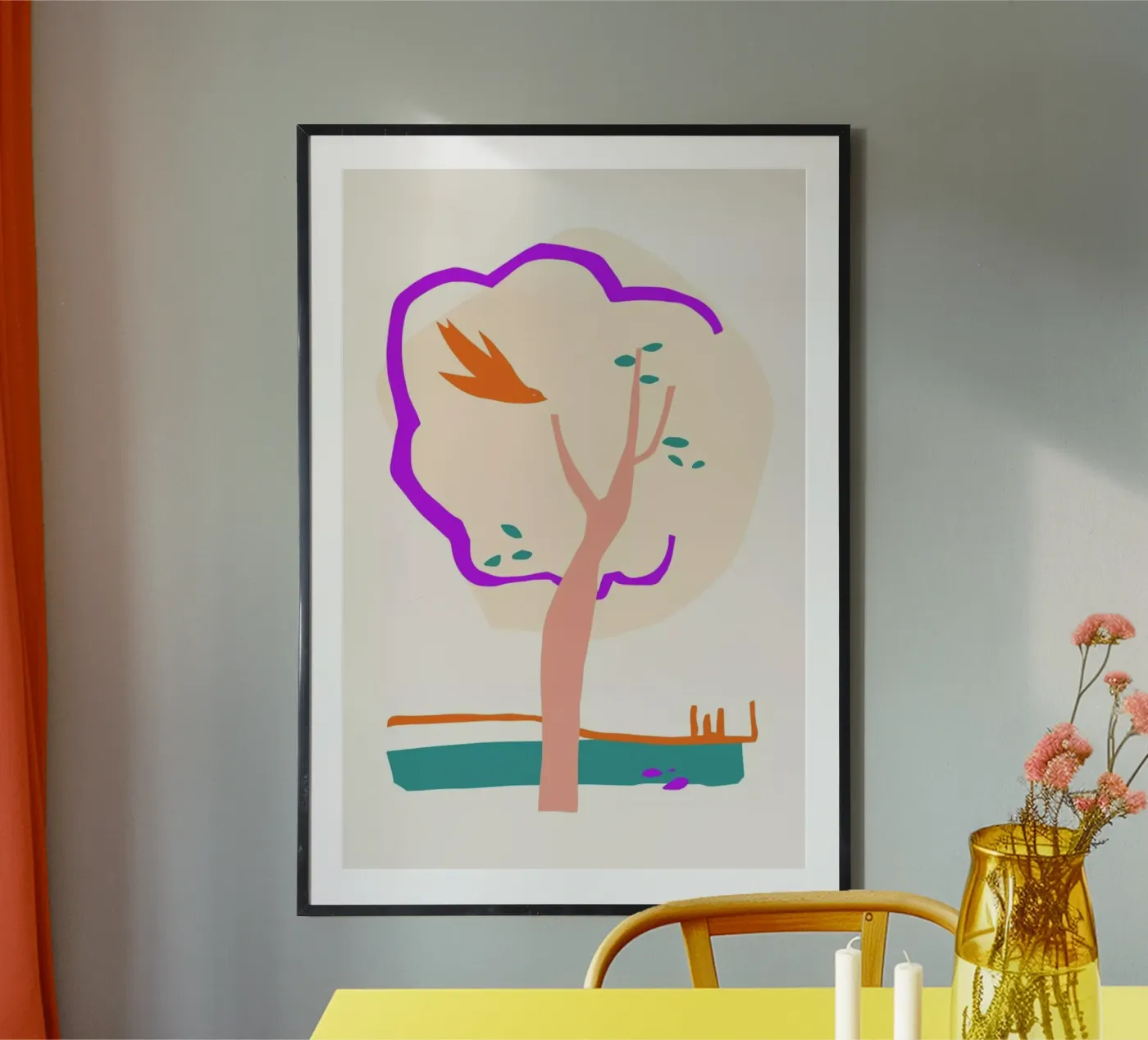 Roost poster van Pure