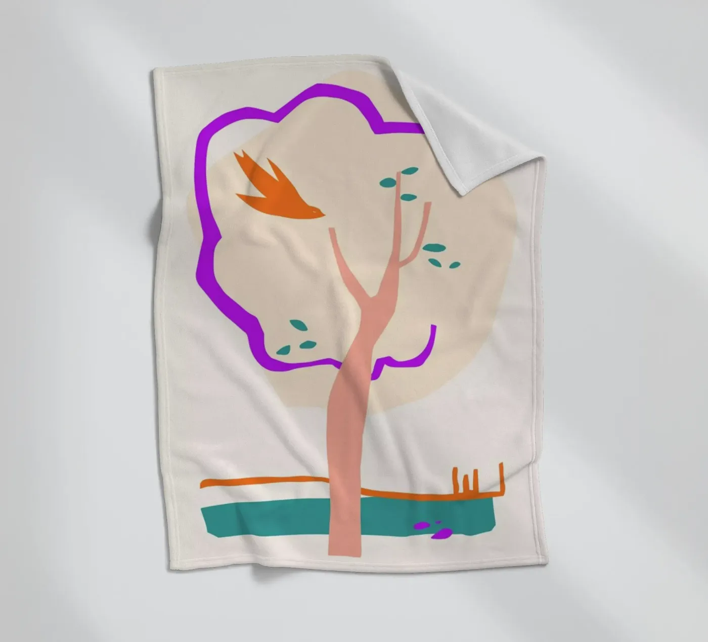 Roost fleecedeken van Pure