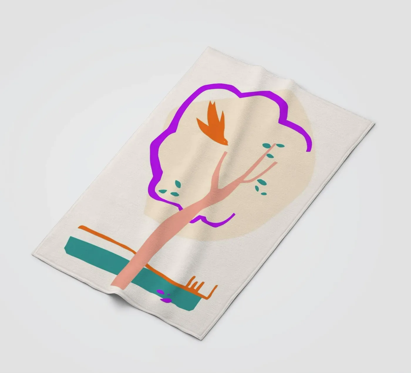 Roost fleecedeken van Pure