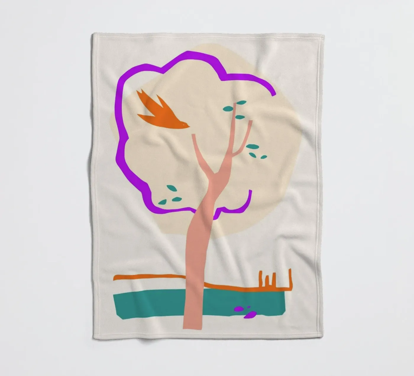 Roost fleecedeken van Pure