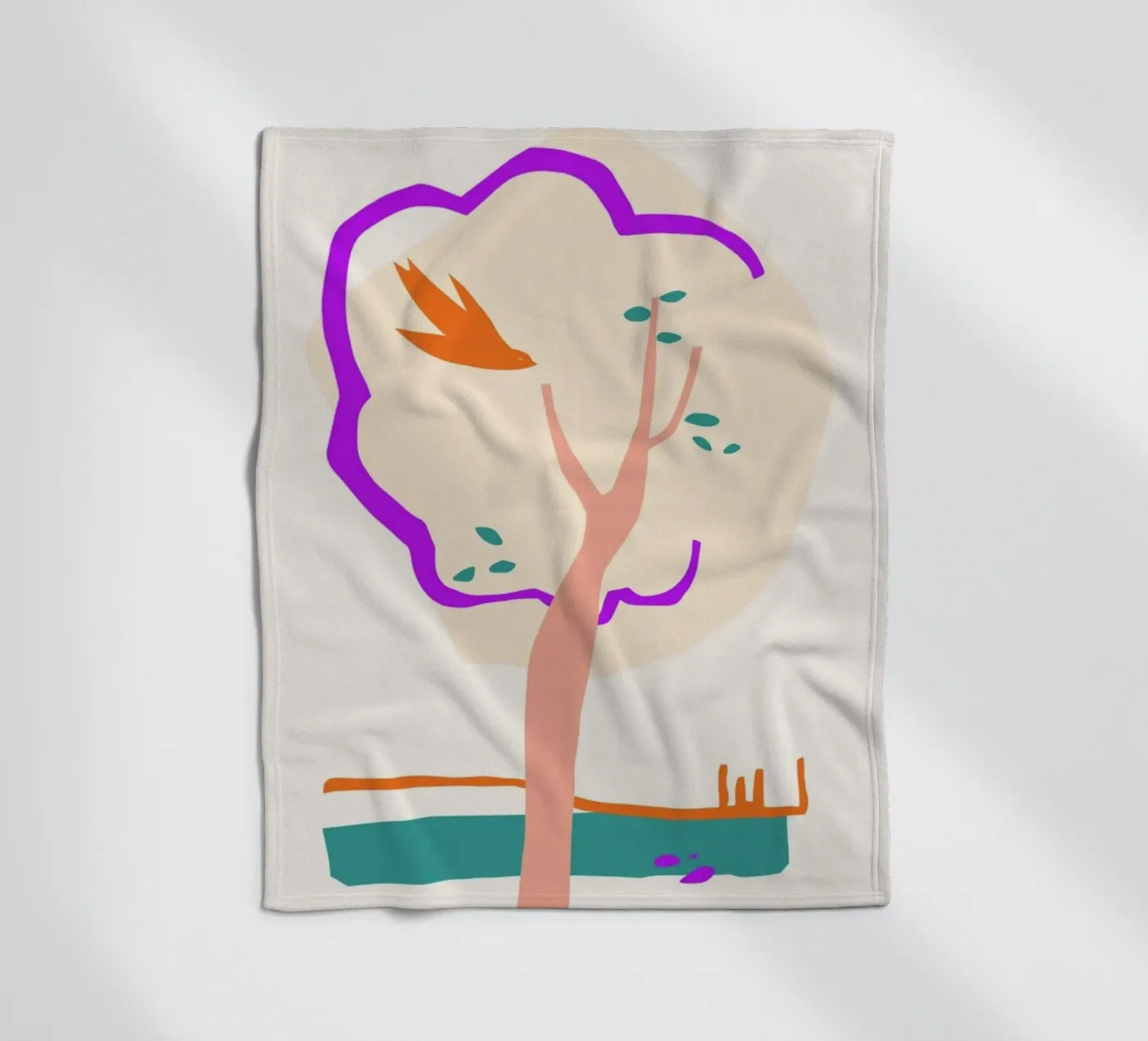 Roost fleecedeken van Pure