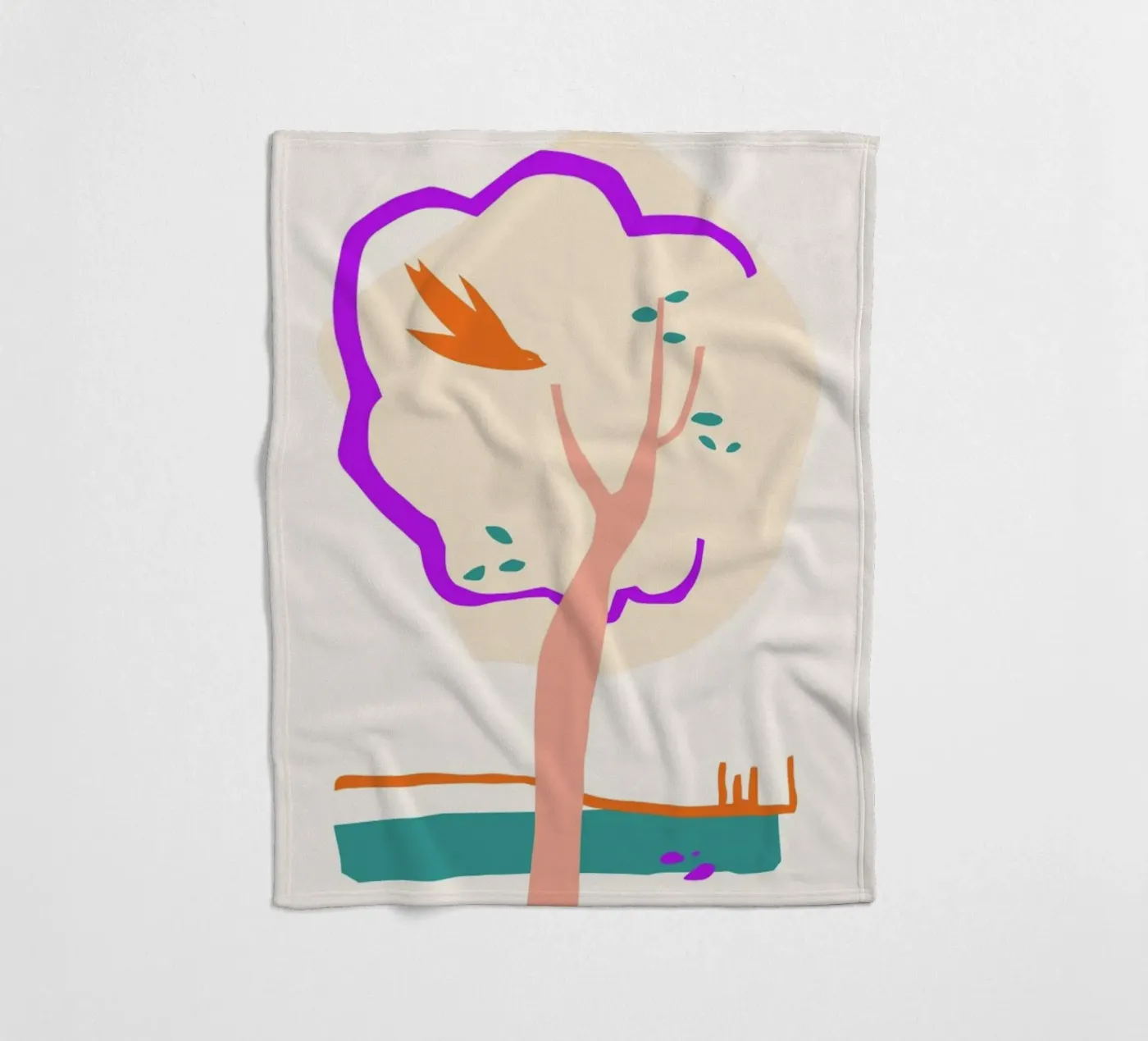 Roost fleecedeken van Pure