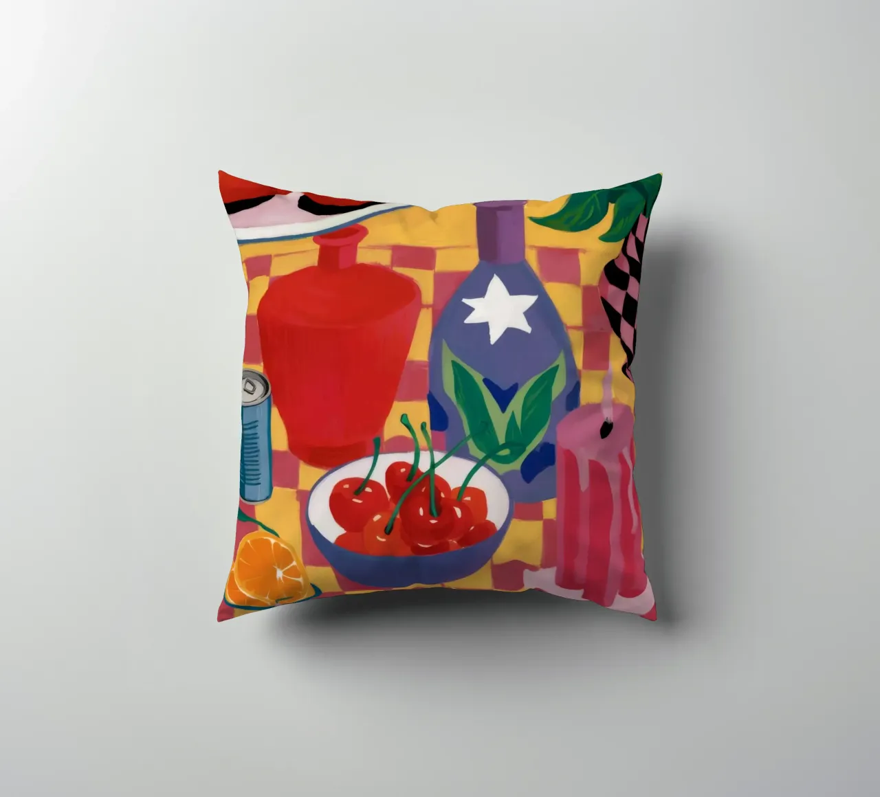Tomato Soda Pop cuscino da Aurora Muse