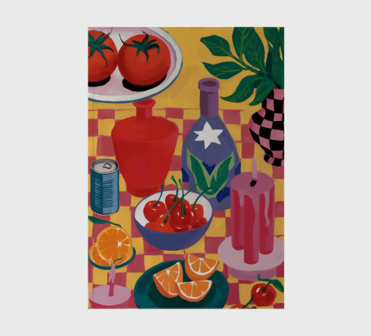 Tomato Soda Pop notebook by Aurora Muse