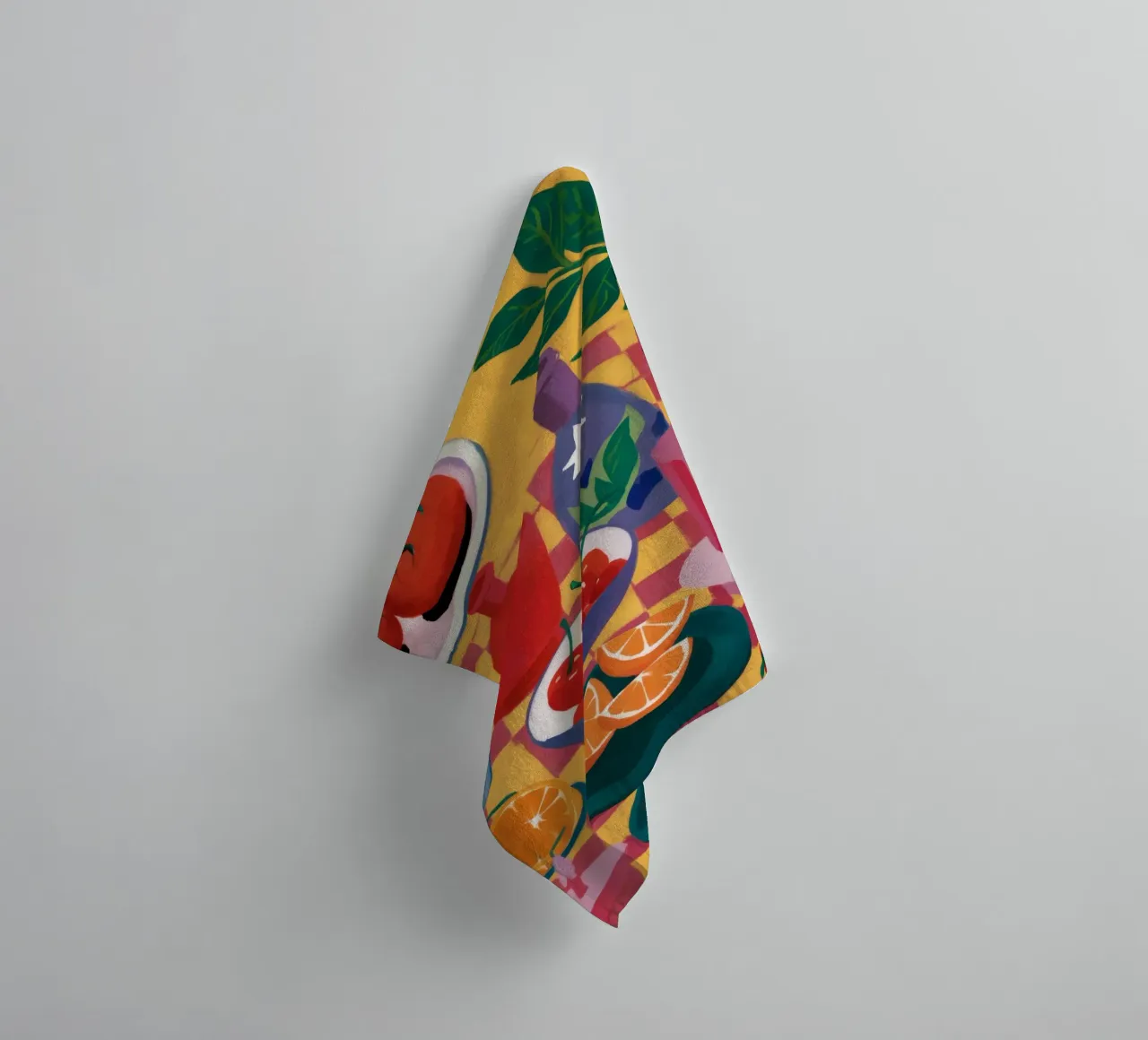 Tomato Soda Pop towel by Aurora Muse