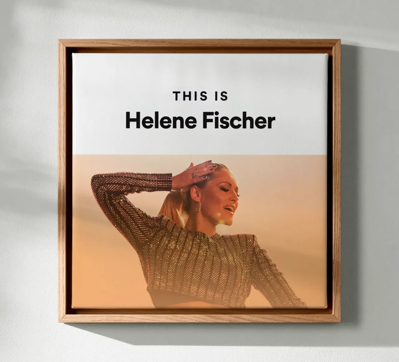 Questa è Helene Fischer tela con Cornice a cassetta da Aaronshop