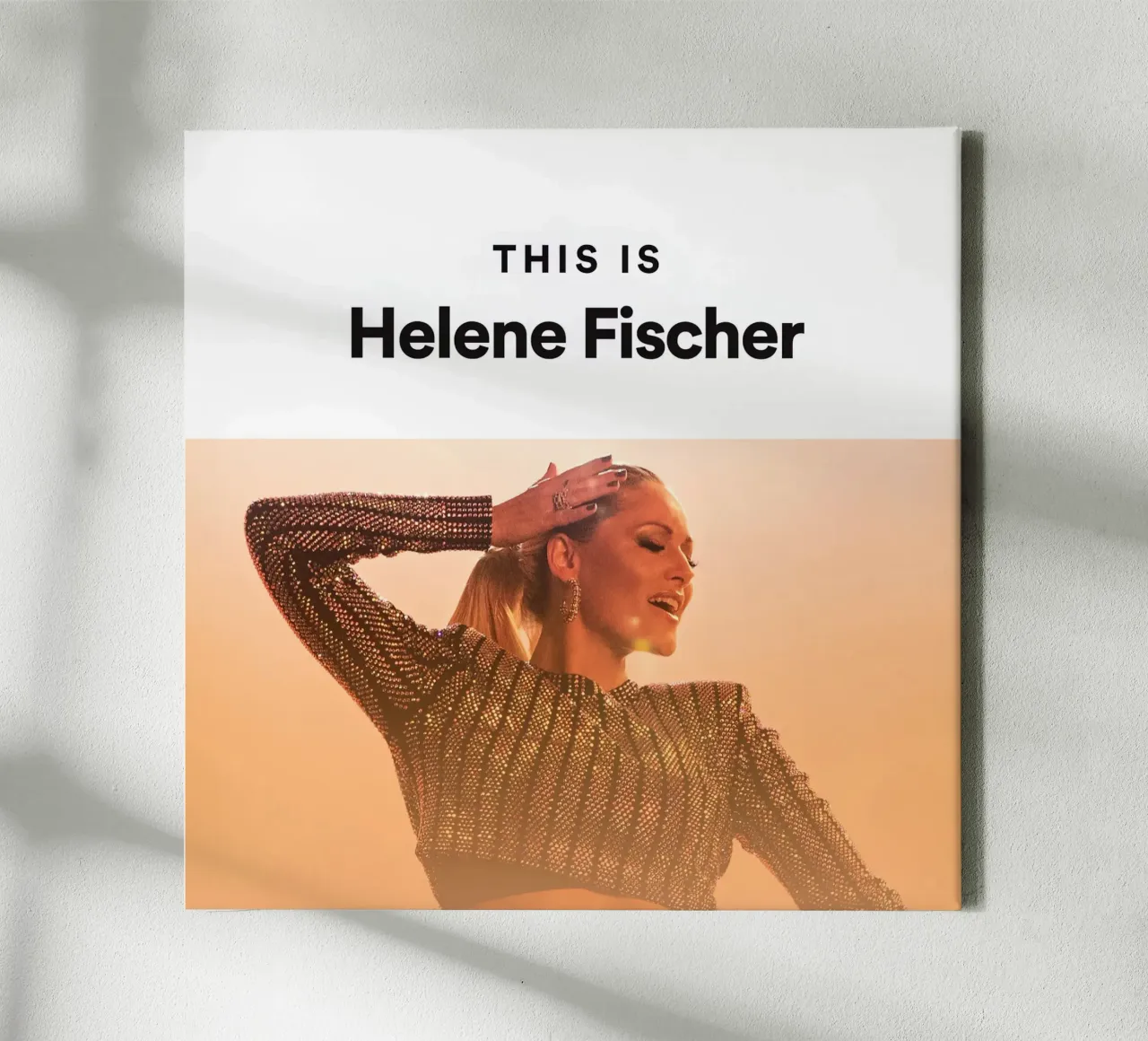 Questa è Helene Fischer tela con Cornice a cassetta da Aaronshop