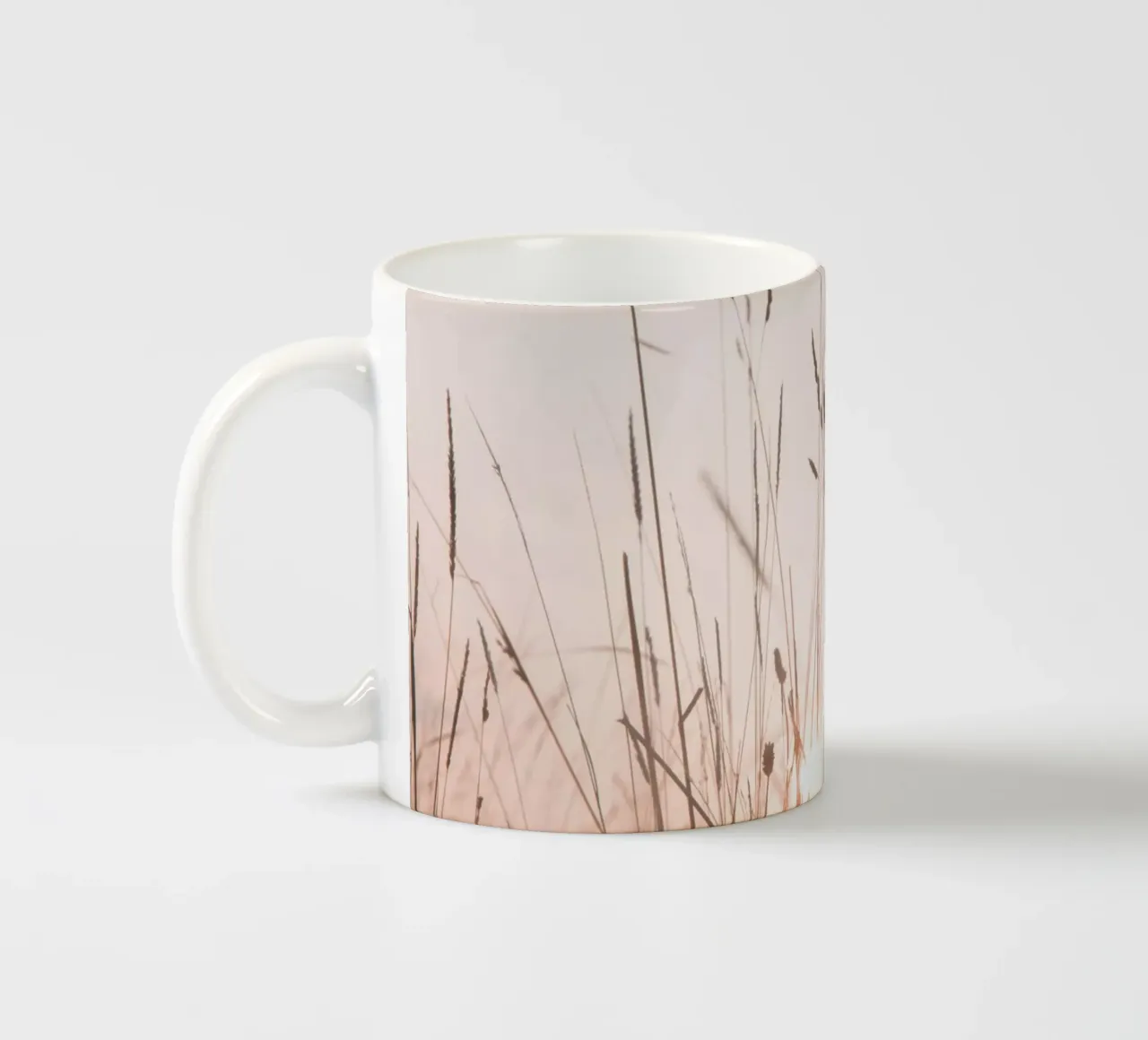 Sunrise Grass - Gräser im Sonnenlicht tazza in ceramica da Monika Strigel