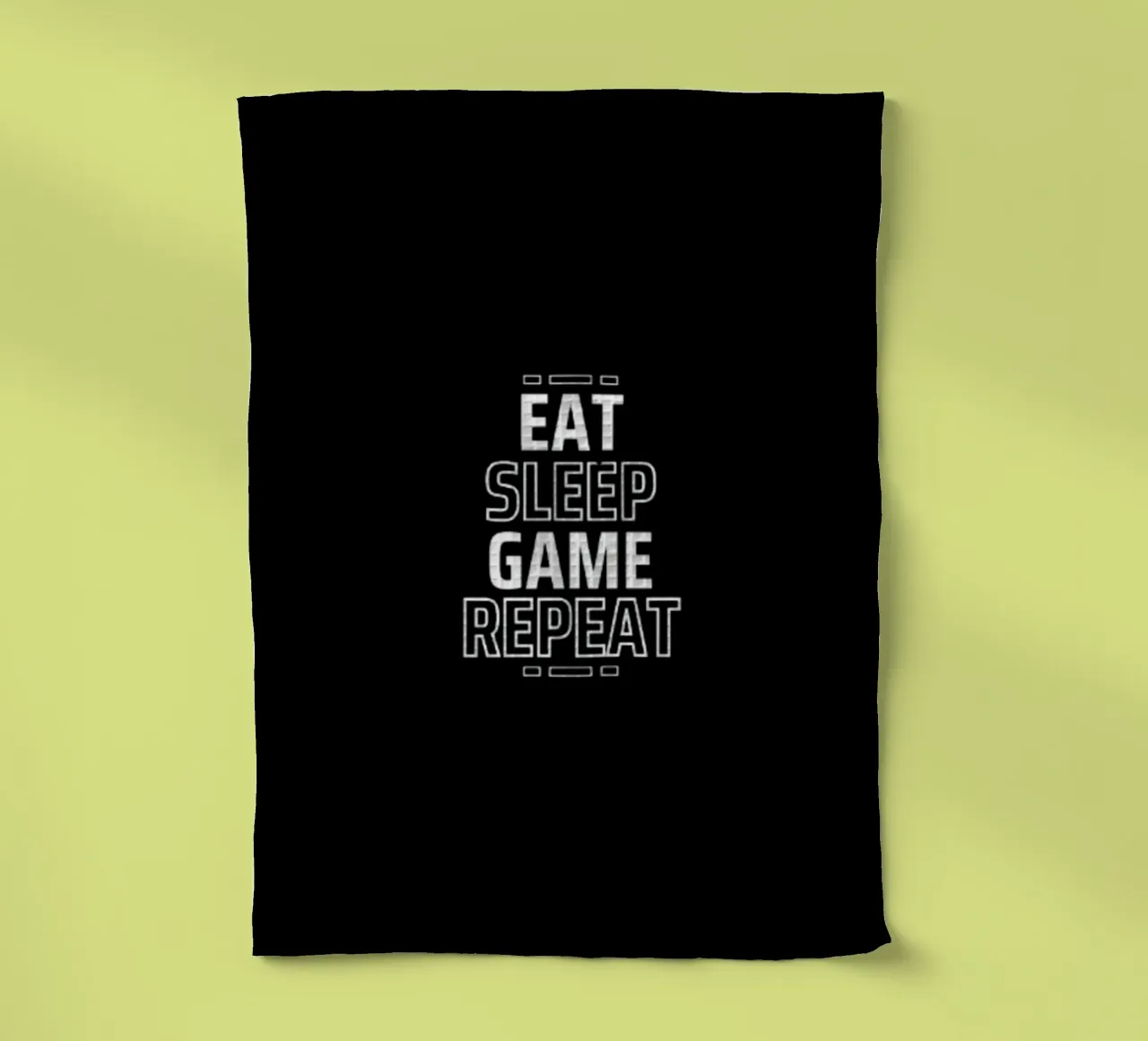 Eat Sleep Game Repeat Geschirrtuch von Olivia Creator