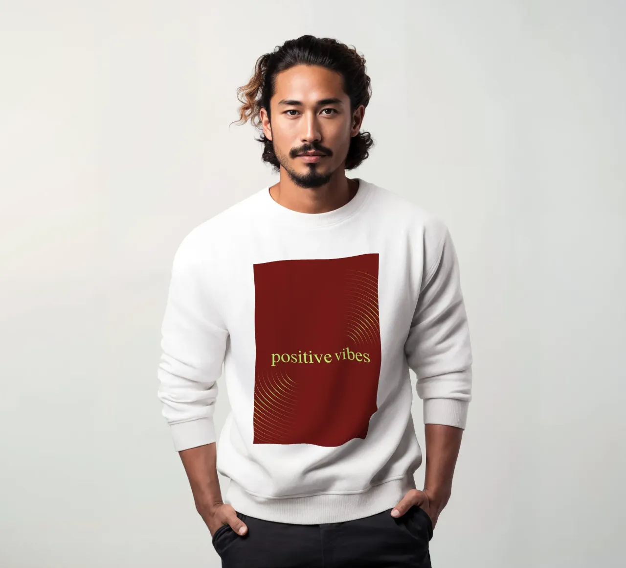 positive vibes felpa da AESTHETIC VIBES by Isabel