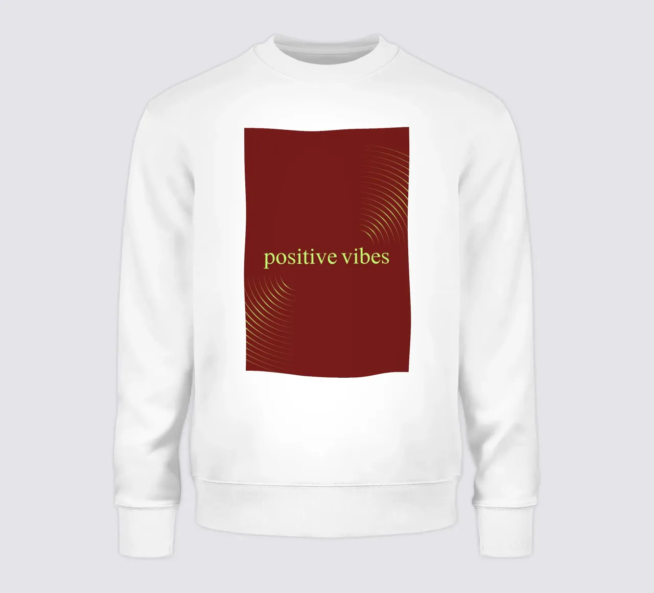 positive vibes felpa da AESTHETIC VIBES by Isabel