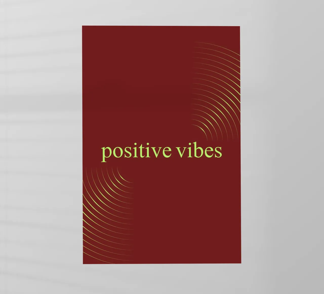 positive vibes pellicola backlit da AESTHETIC VIBES by Isabel