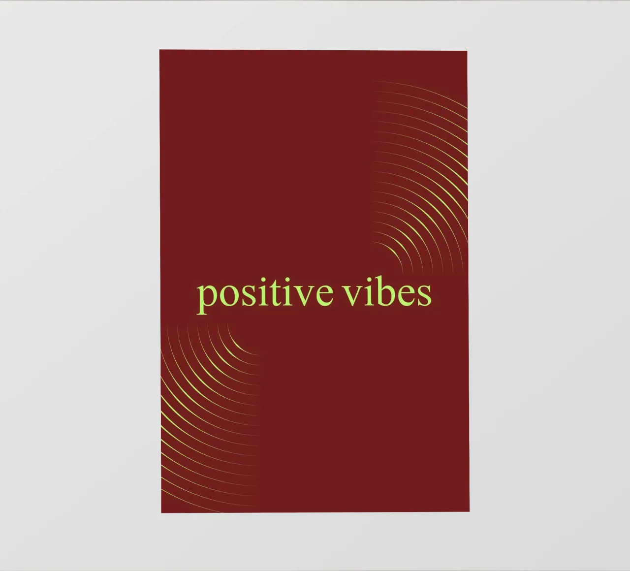 positive vibes pellicola backlit da AESTHETIC VIBES by Isabel
