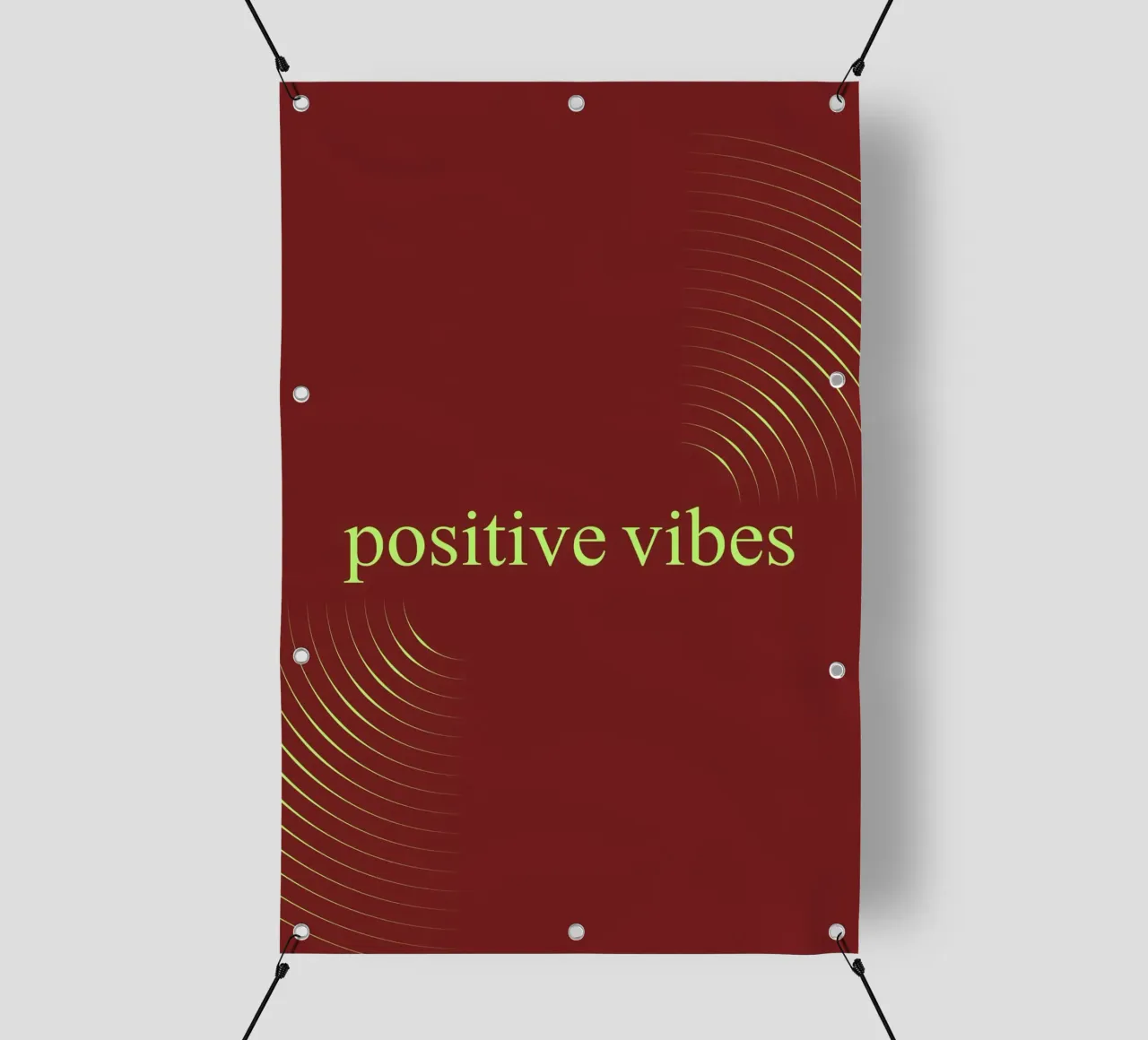 positive vibes telo in pvc da AESTHETIC VIBES by Isabel
