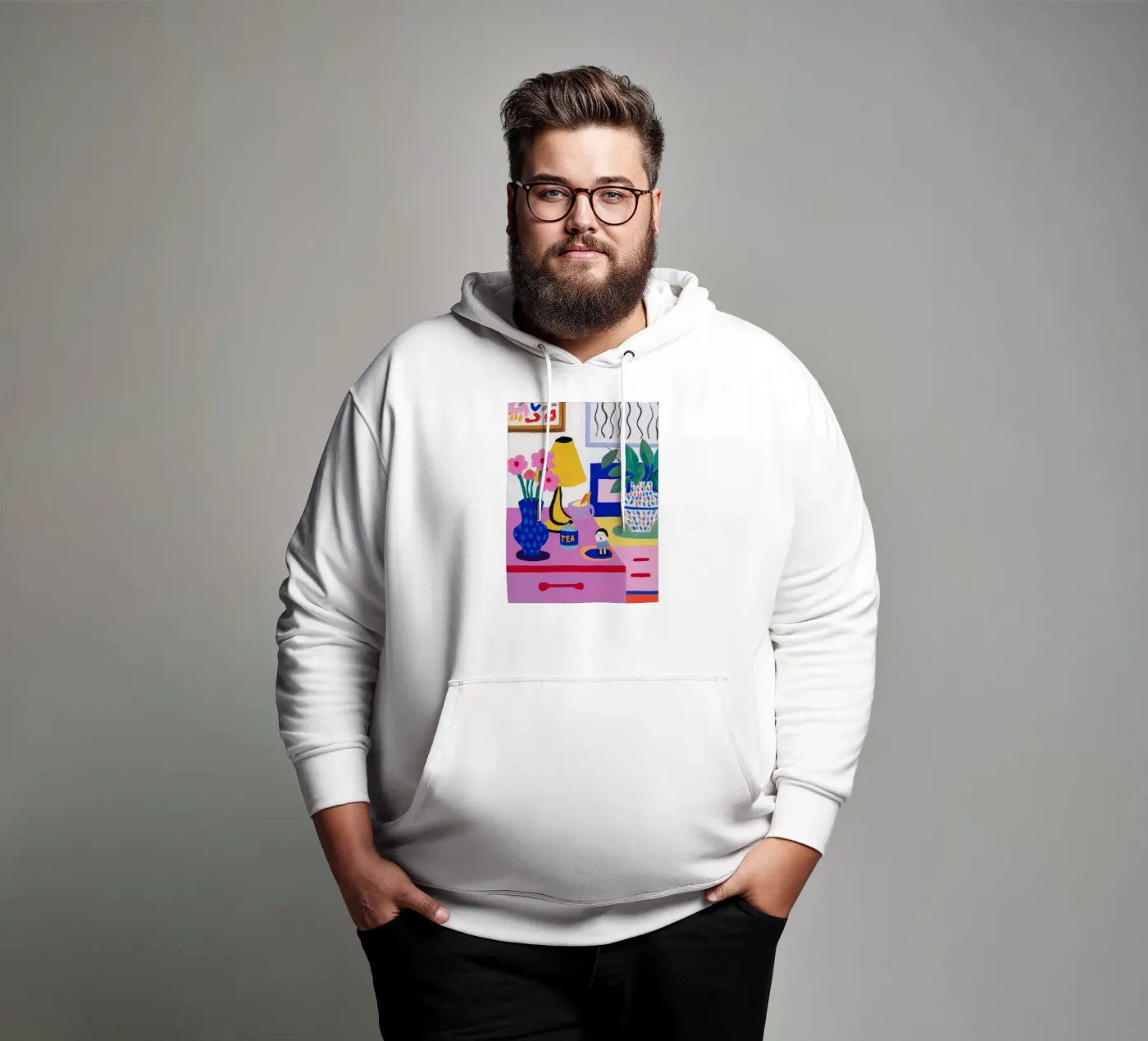Desk Bloom Whimsy hoodie by Aurora Muse