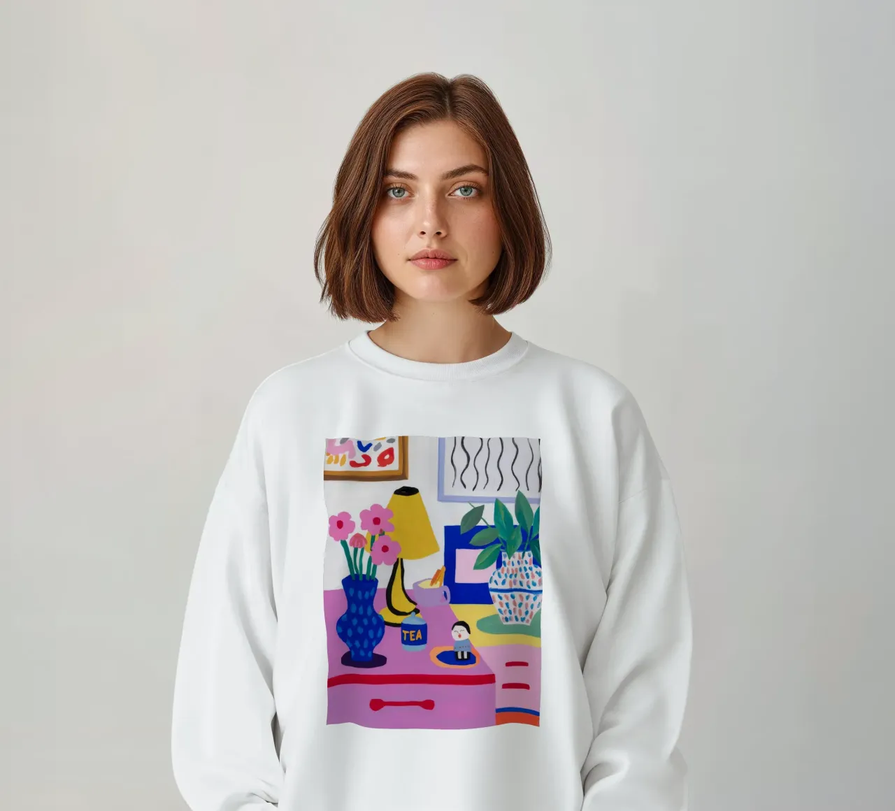 Schreibtisch Bloom Whimsy Sweatshirt von Aurora Muse