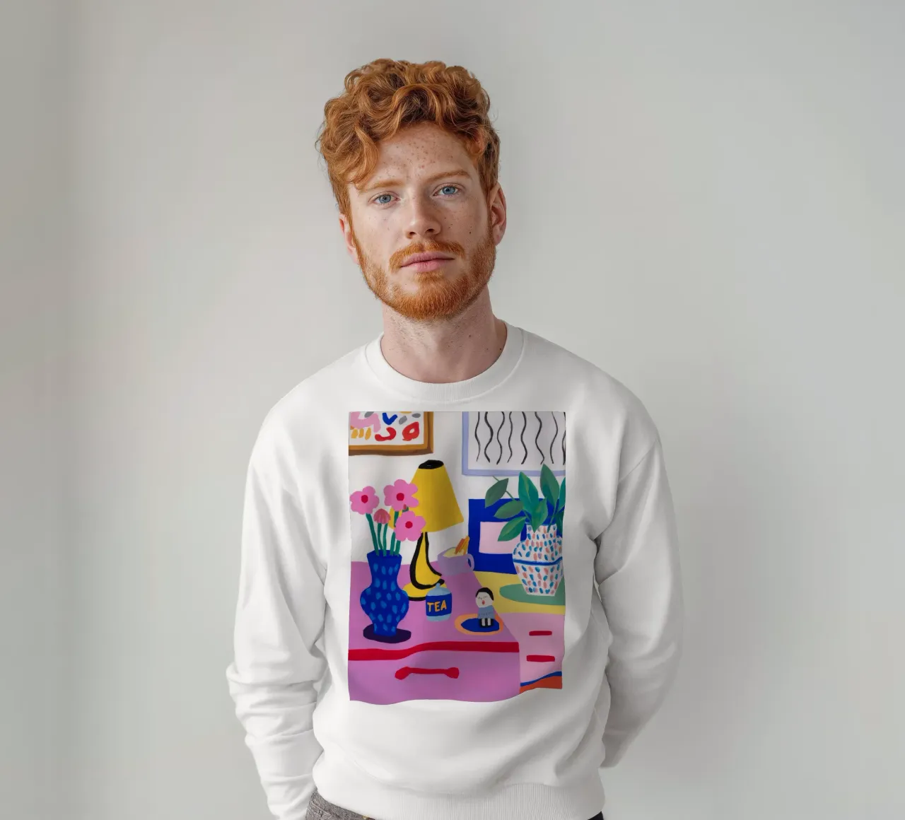 Schreibtisch Bloom Whimsy Sweatshirt von Aurora Muse