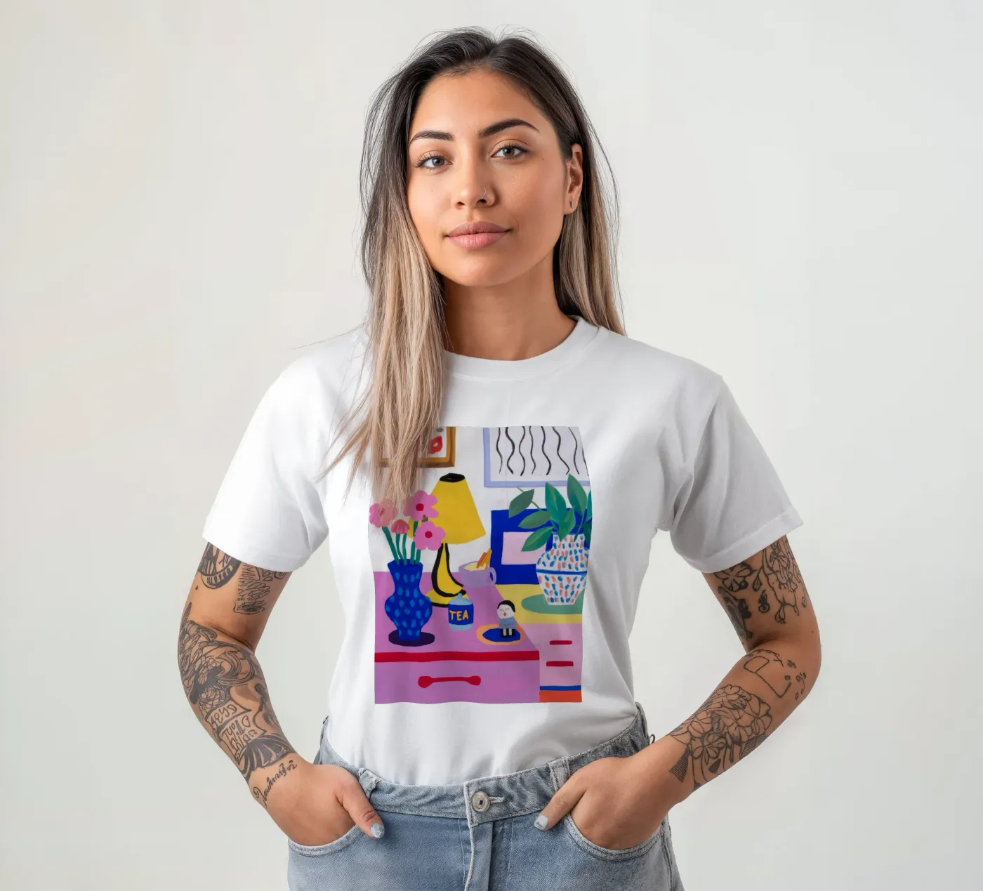 Scrivania Bloom Whimsy t-shirt da Aurora Muse