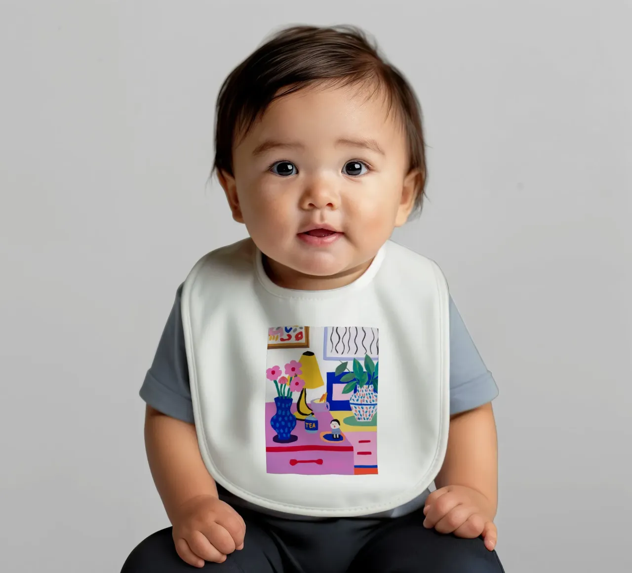 Scrivania Bloom Whimsy bavaglino da Aurora Muse