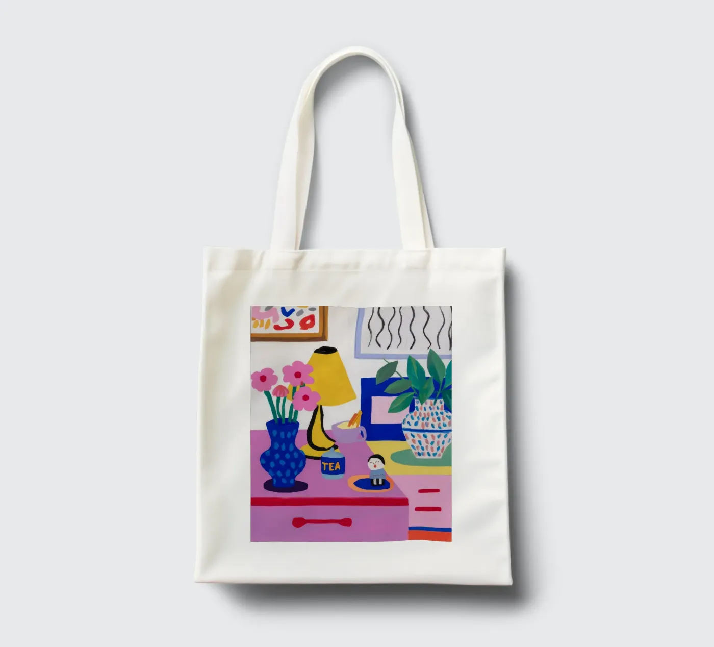 Scrivania Bloom Whimsy borsa in juta da Aurora Muse