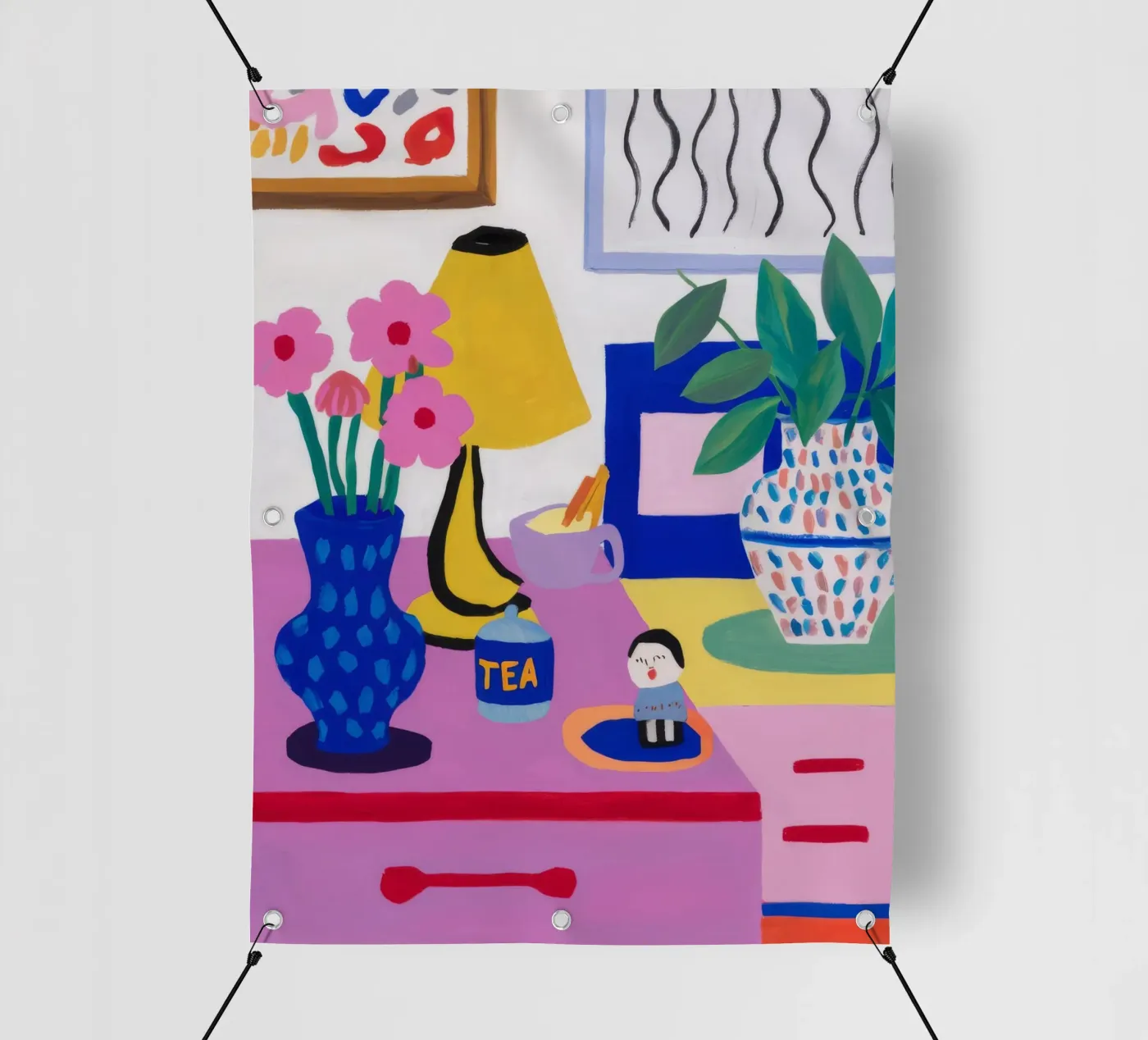 Desk Bloom Whimsy pvc cover by Aurora Muse